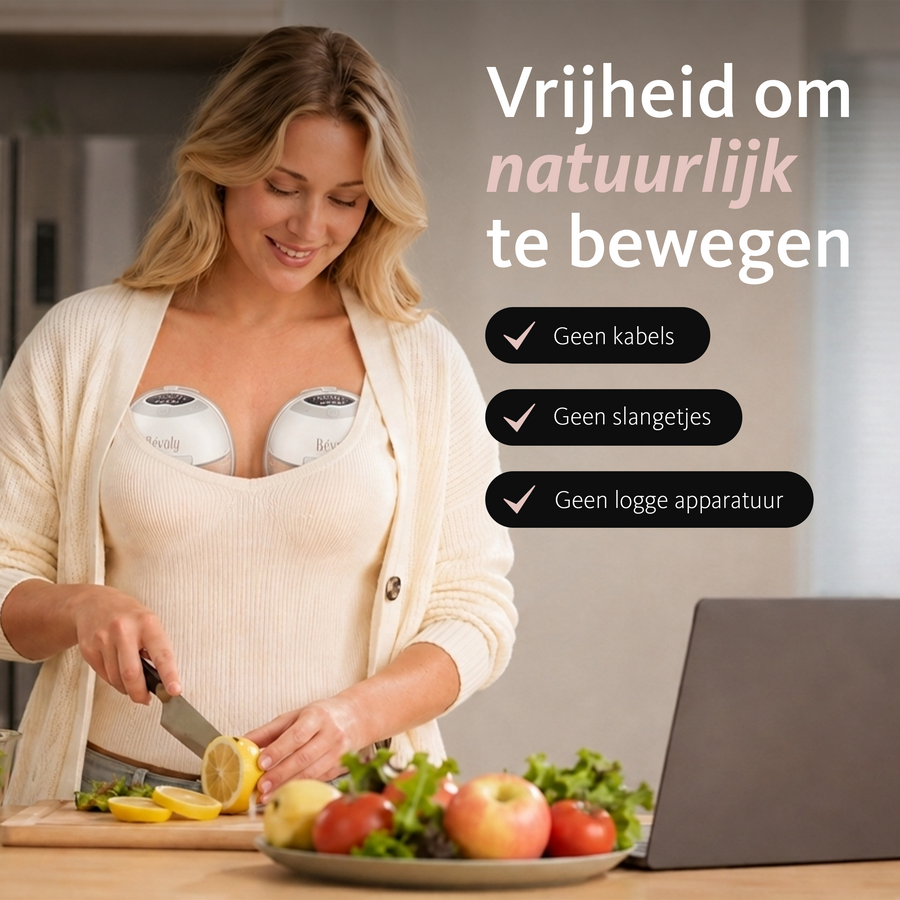 Bévaly Elektrische Borstkolf – Handsfree & Draagbaar
